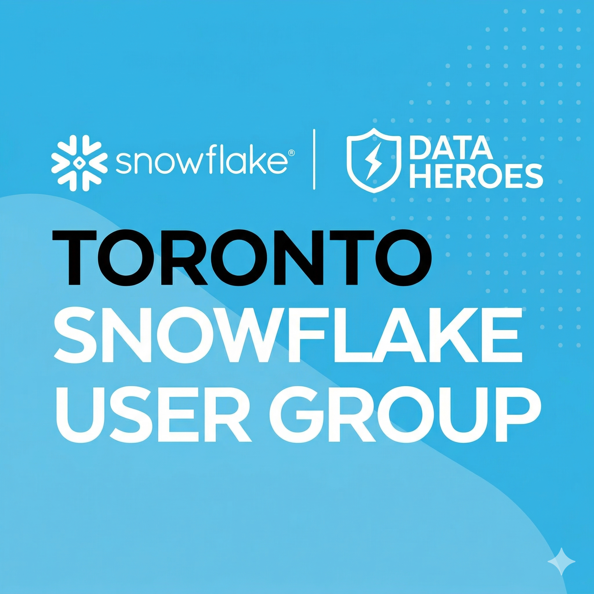 Snowflake Toronto User Group logo